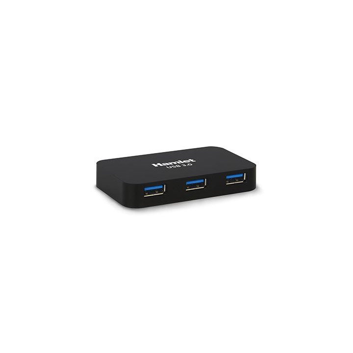 HAMLET HUB 4 PORTE USB 3.0 AUTOALIMENTATO